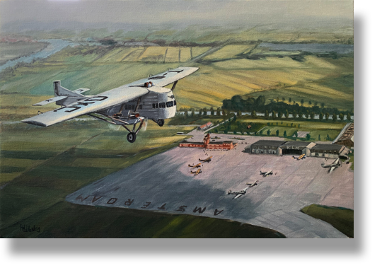 Farman F.121 Danish Airlines Schiphol 1928
Oil on Canvas
60 x 40cm
origineel met Lijst € 750,-
Canvas Repro ingelijst 60 x 40cm € 175,- Farman F.121 Danish Airlines Schiphol 1928
Oil on Canvas
60 x 40cm
origineel met Lijst € 750,-
Canvas Repro ingelijst 60 x 40cm € 175,-